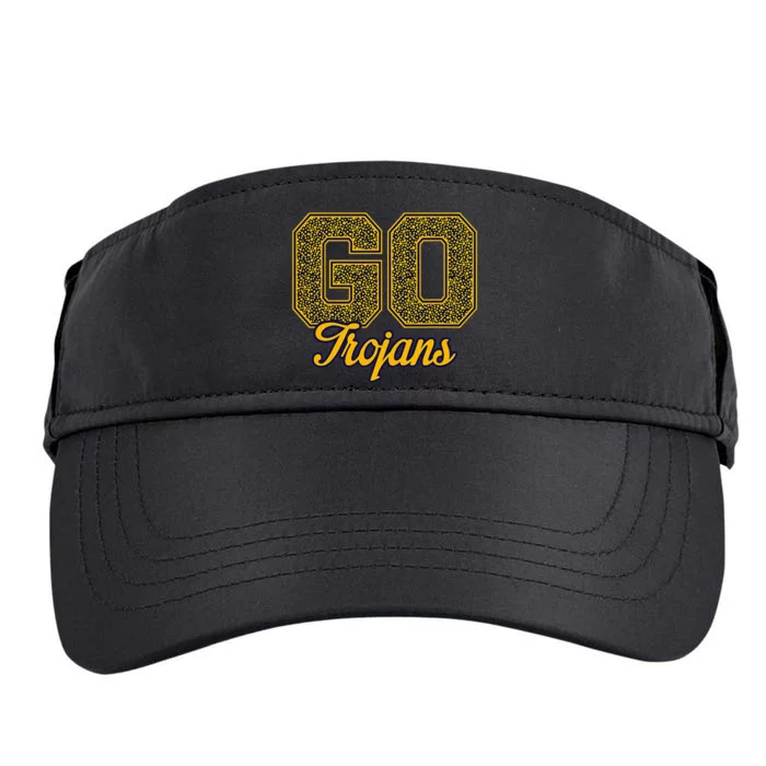 Milpitas T.R.O.J.A.N.S Go! School Pride Adult Drive Performance Visor