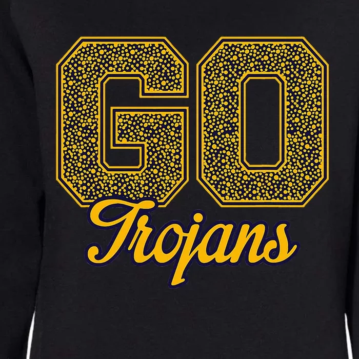 Milpitas T.R.O.J.A.N.S Go! School Pride Womens California Wash Sweatshirt