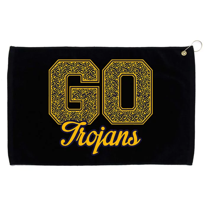 Milpitas T.R.O.J.A.N.S Go! School Pride Grommeted Golf Towel