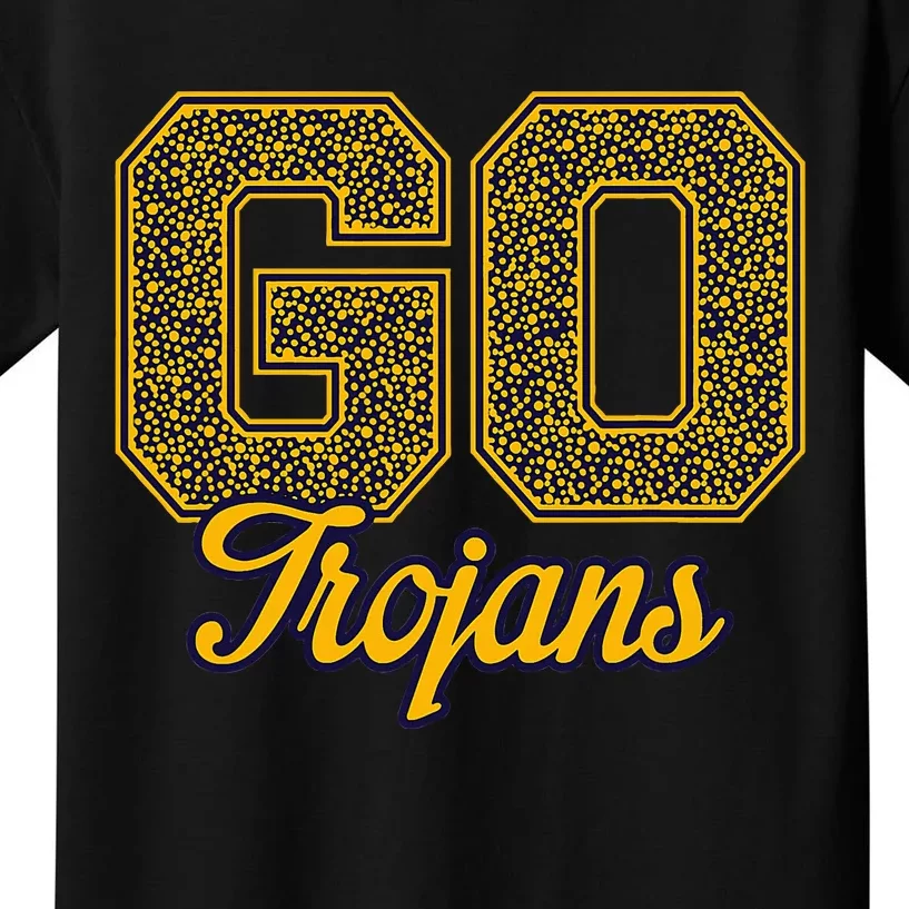 Milpitas T.R.O.J.A.N.S Go! School Pride Kids T-Shirt