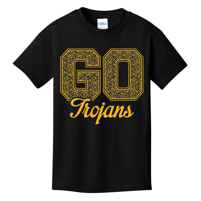 Milpitas T.R.O.J.A.N.S Go! School Pride Kids T-Shirt