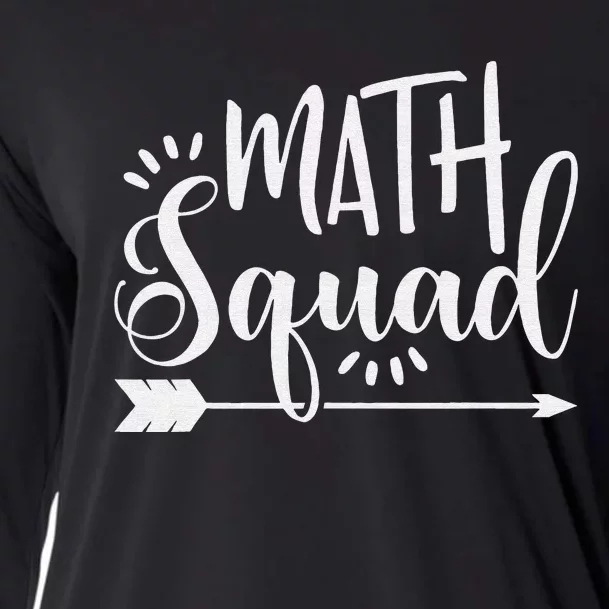 Math Teacher Gift Math Squad Mathematics Club Cooling Performance Long Sleeve Crew