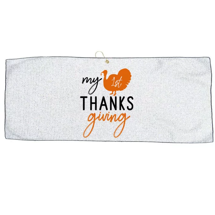 My Thanks Giving Large Microfiber Waffle Golf Towel