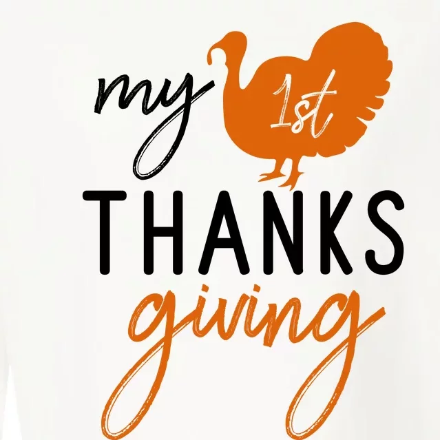 My Thanks Giving Cropped Pullover Crew