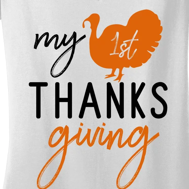 My Thanks Giving Women's V-Neck T-Shirt