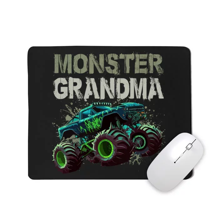 Monster Truck Grandma Family Matching Monster Truck Lovers Mousepad