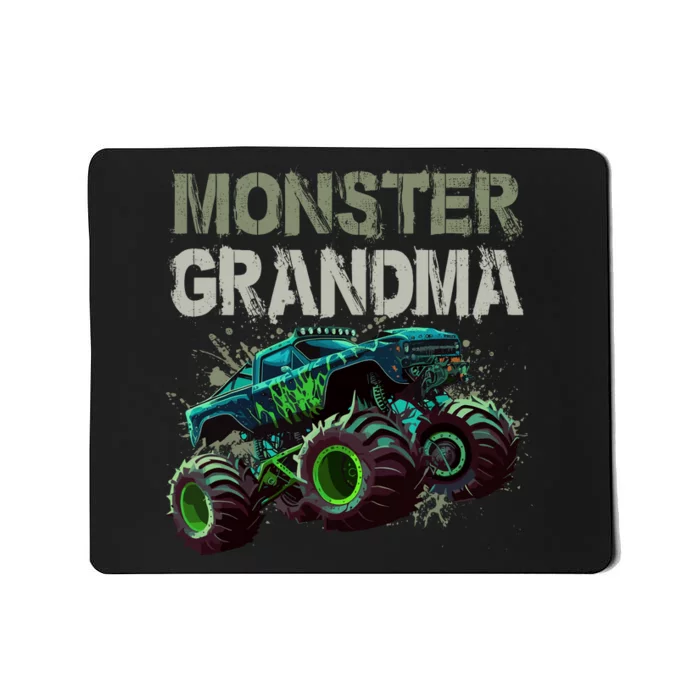 Monster Truck Grandma Family Matching Monster Truck Lovers Mousepad