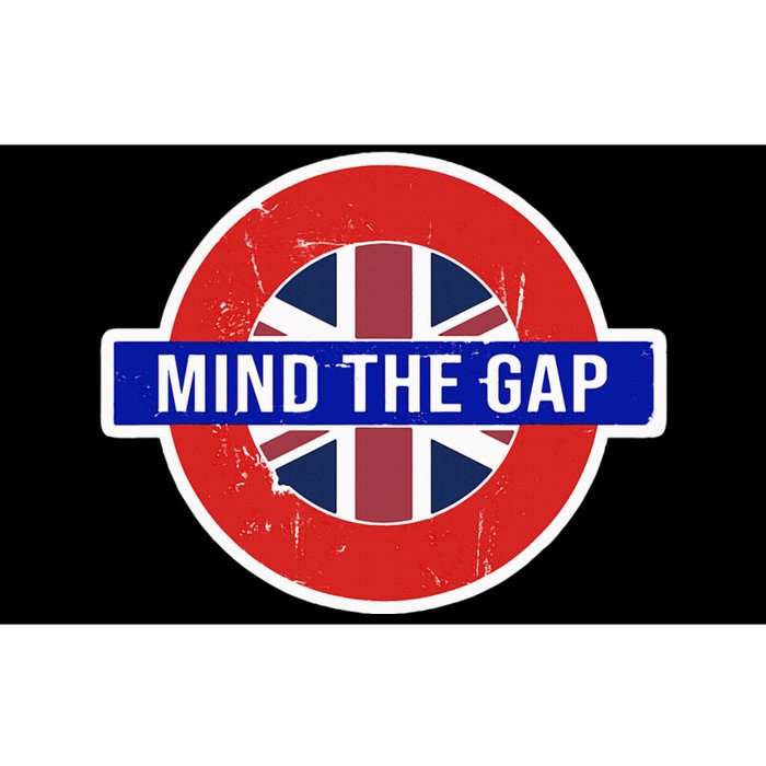 Mind The Gap Great London Vacation Tourist Bumper Sticker