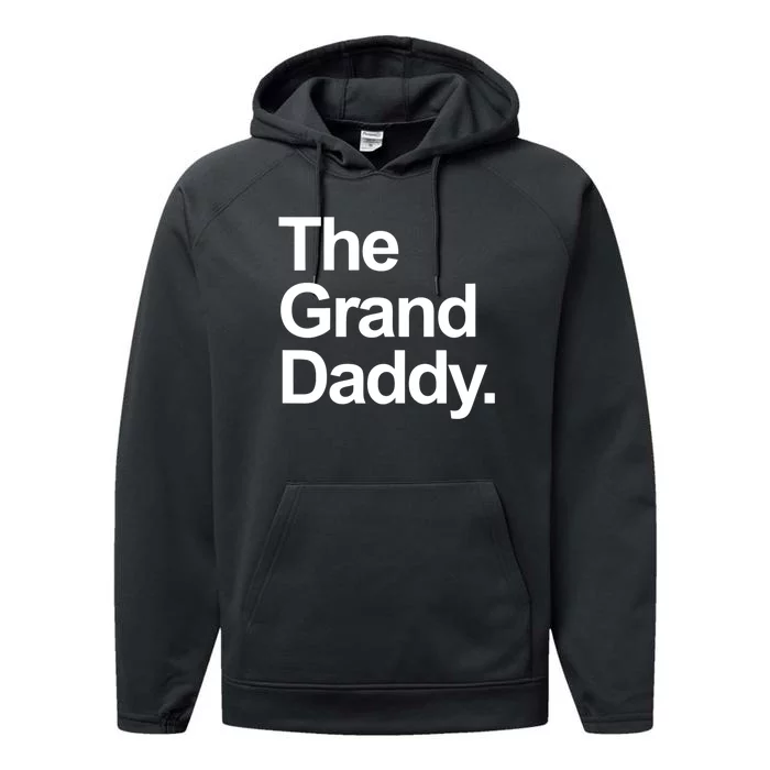 Mens The Granddaddy Cute Cool Funny Family Matching Shirt Performance Fleece Hoodie