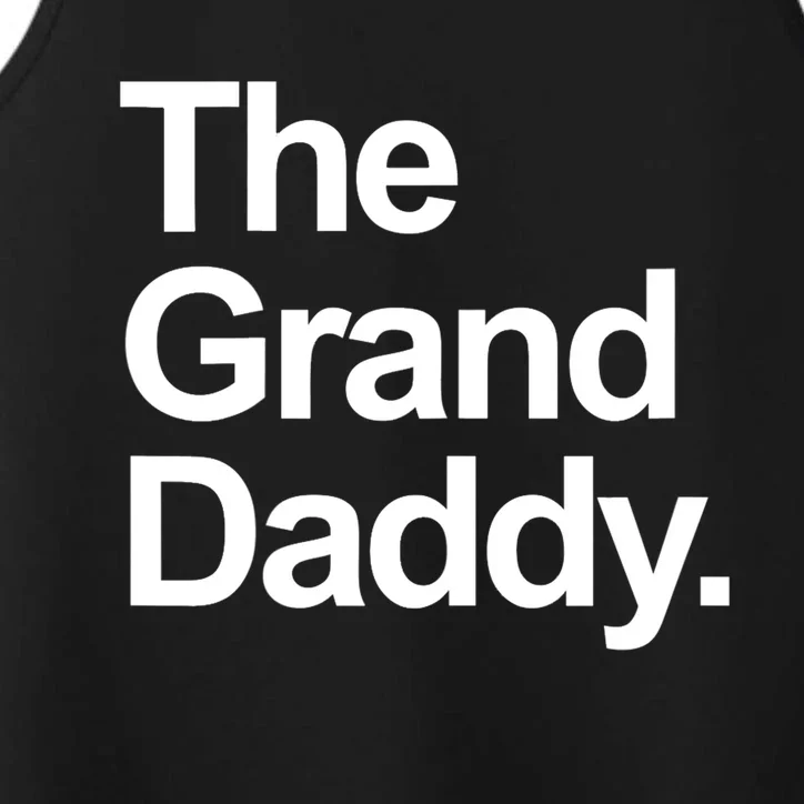 Mens The Granddaddy Cute Cool Funny Family Matching Shirt Performance Tank