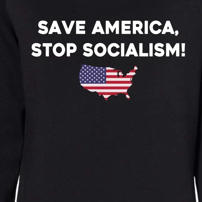 Marjorie Taylor Greene Wearing Save America Stop Socialism Womens California Wash Sweatshirt