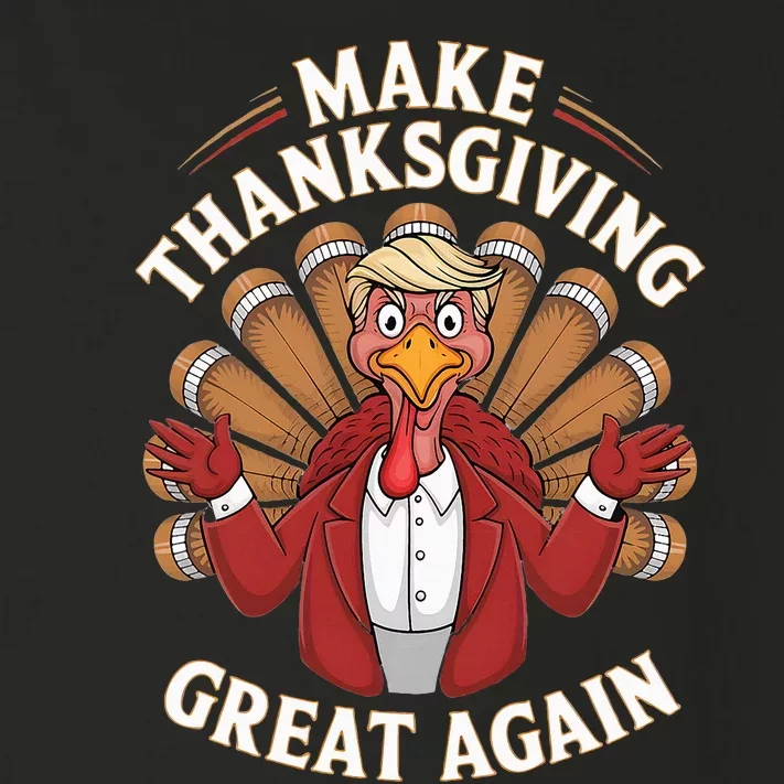 Make Thanksgiving Great Again Trump Turkey Toddler Long Sleeve Shirt