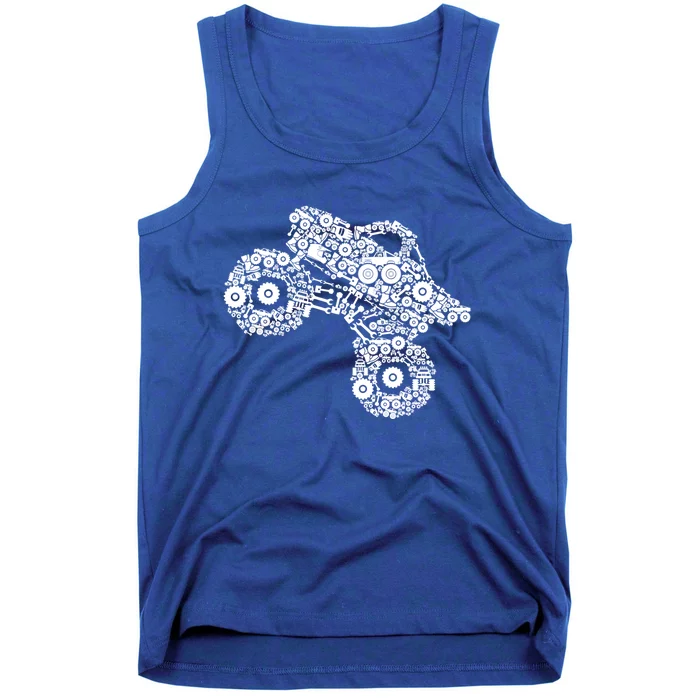 Monster Truck Girls Women Gift Tank Top