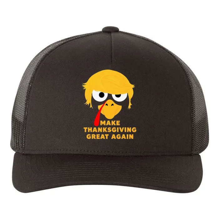 Make Thanksgivings Great Again Trump Turkey 2024 Yupoong Adult 5-Panel Trucker Hat