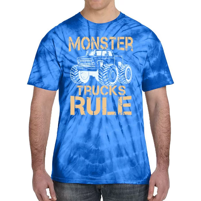 Monster Truck Gift Tie-Dye T-Shirt