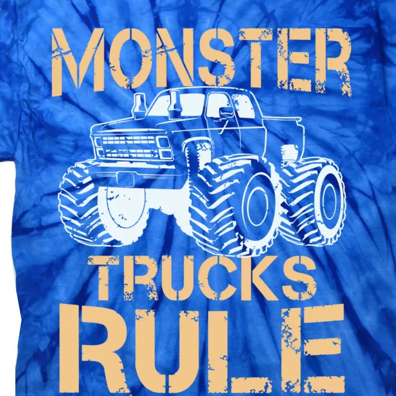 Monster Truck Gift Tie-Dye T-Shirt