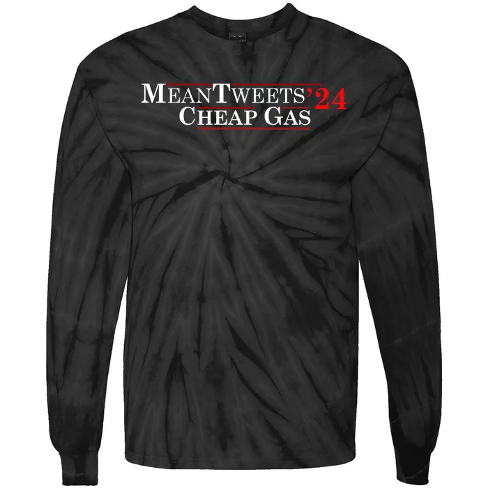 Mean Tweets Gas 2024 Tie-Dye Long Sleeve Shirt