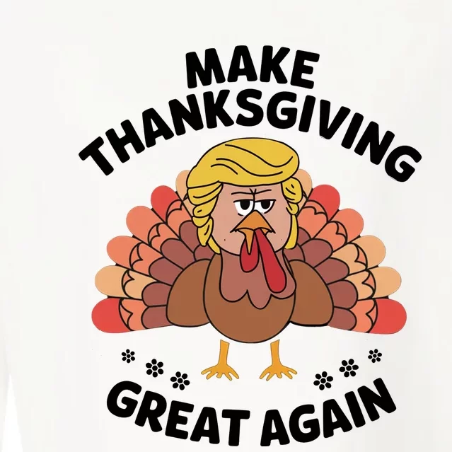 Make Thanksgiving Great Again Cropped Pullover Crew