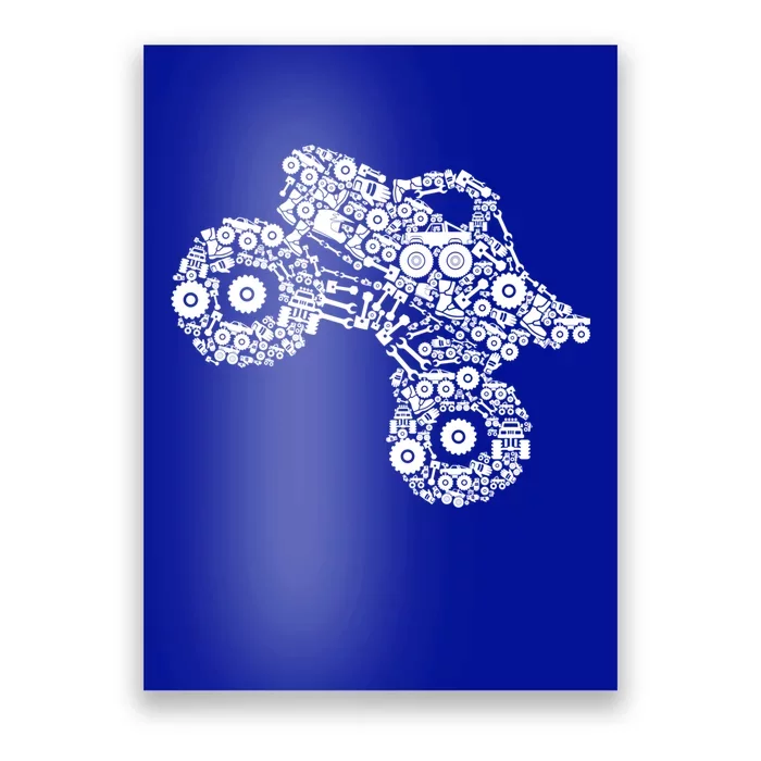 Monster Truck Gift Poster