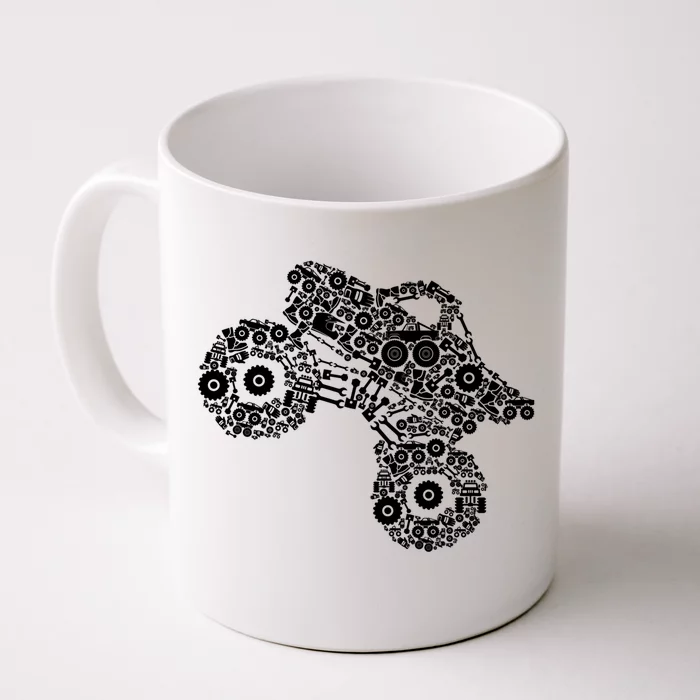 Monster Truck Gift Front & Back Coffee Mug