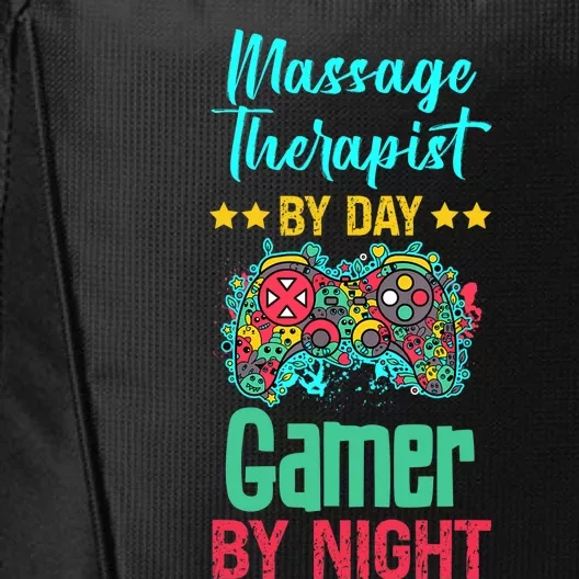 Massage Therapist Gaming Lover Funny Novelty City Backpack