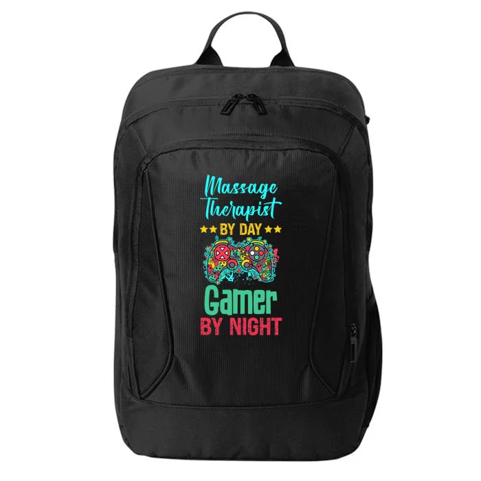 Massage Therapist Gaming Lover Funny Novelty City Backpack