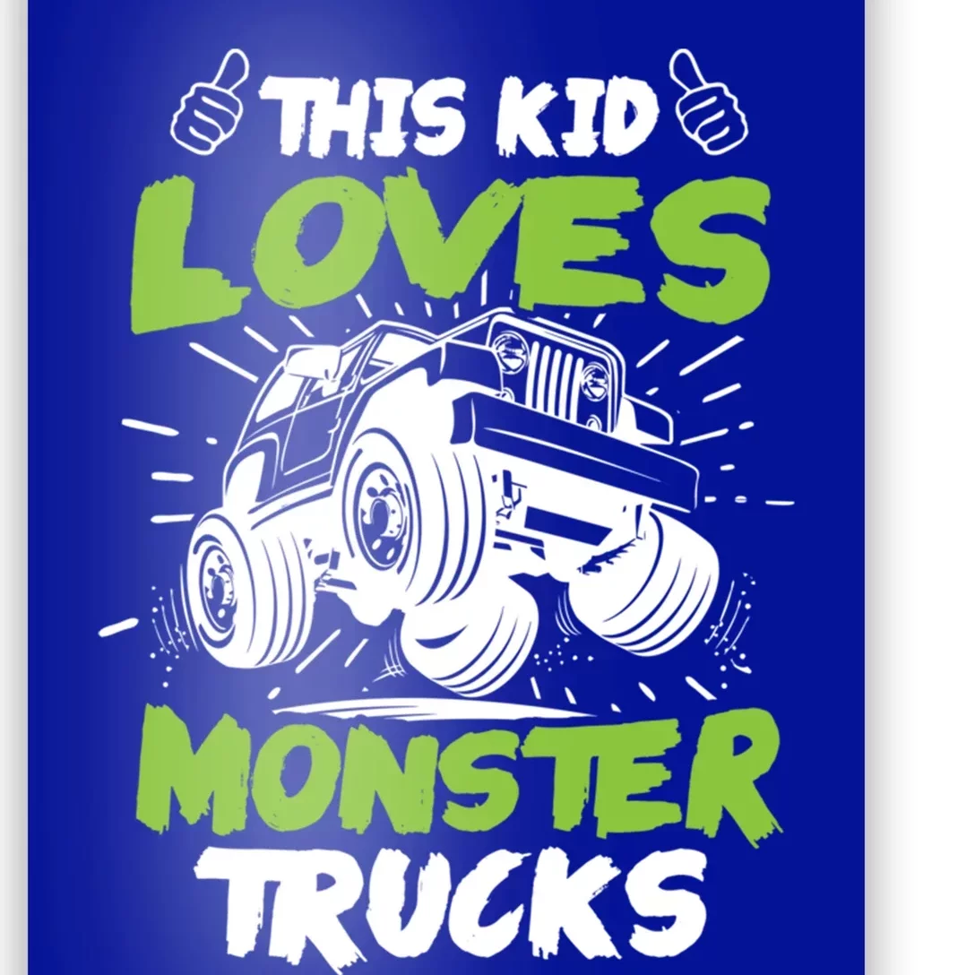 Monster Truck Gift Poster