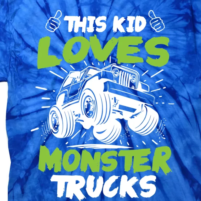 Monster Truck Gift Tie-Dye T-Shirt