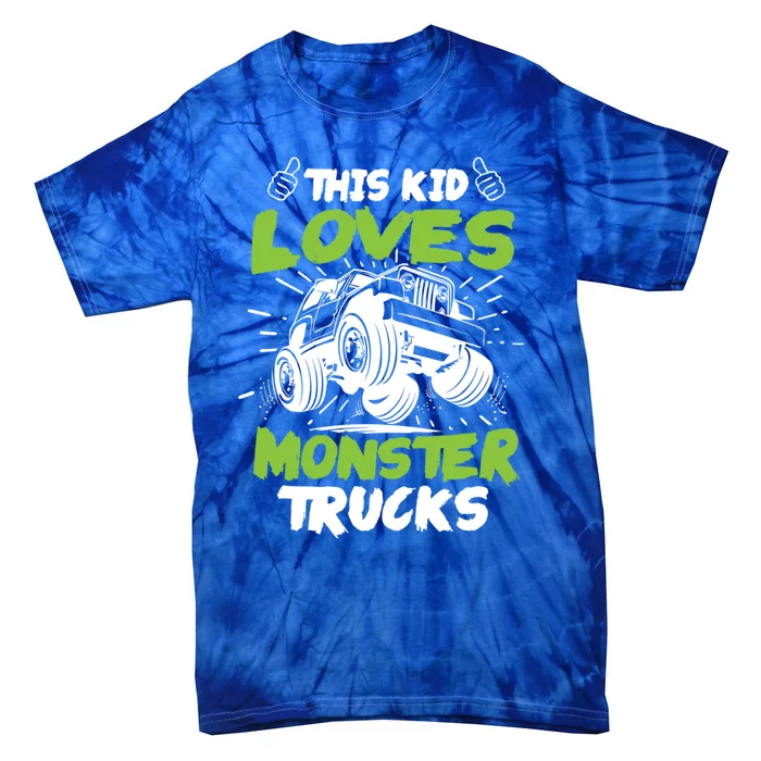 Monster Truck Gift Tie-Dye T-Shirt