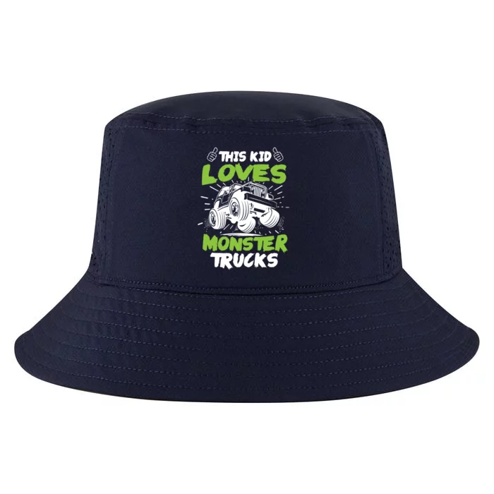 Monster Truck Gift Cool Comfort Performance Bucket Hat