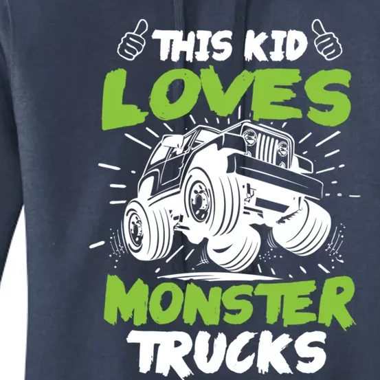 Monster Truck Gift Women's Pullover Hoodie