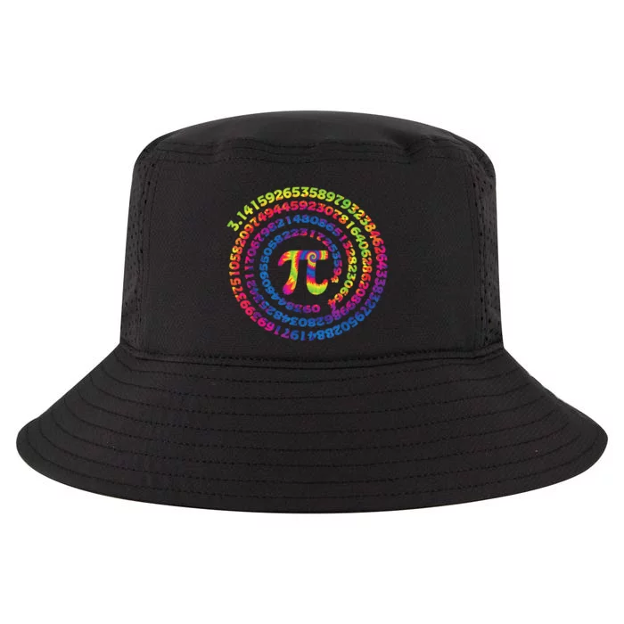 Math Teacher Gifts Tie Dye Pi Symbol Pi Day Cool Comfort Performance Bucket Hat