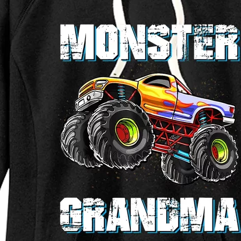 Monster Truck Grandma Monster Truck Are My Jam Truck Lovers Women's Fleece Hoodie