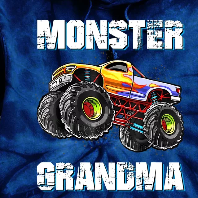 Monster Truck Grandma Monster Truck Are My Jam Truck Lovers Tie Dye Hoodie