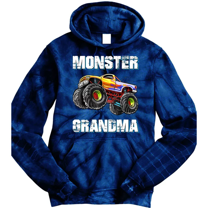 Monster Truck Grandma Monster Truck Are My Jam Truck Lovers Tie Dye Hoodie