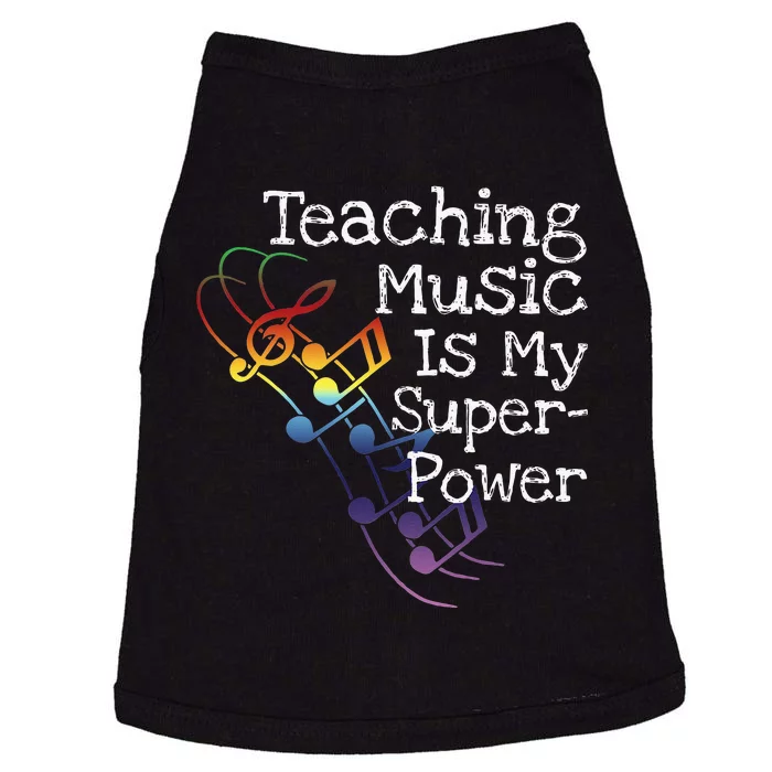 Music Teacher Gift Doggie Tank