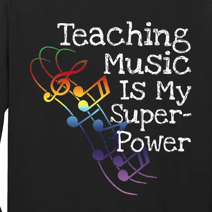 Music Teacher Gift Tall Long Sleeve T-Shirt