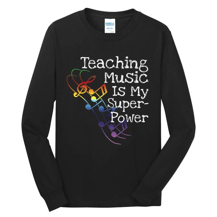 Music Teacher Gift Tall Long Sleeve T-Shirt