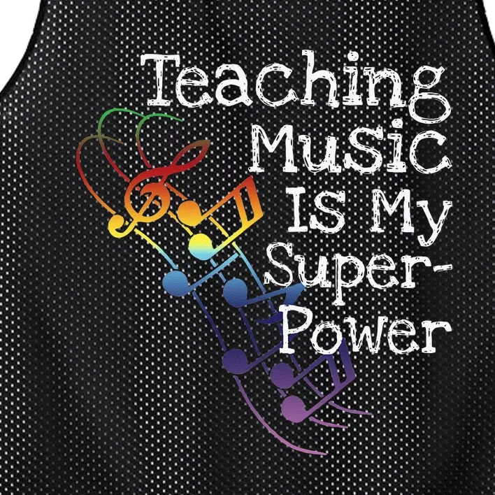 Music Teacher Gift Mesh Reversible Basketball Jersey Tank