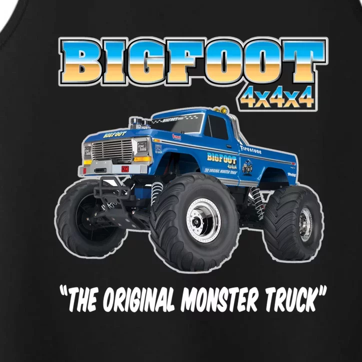 Monster Truck Gift Performance Tank