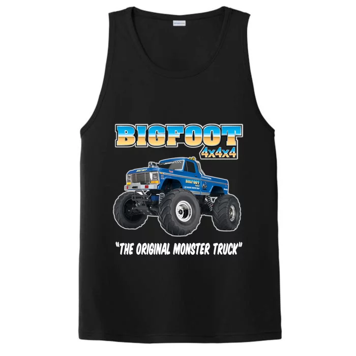 Monster Truck Gift Performance Tank