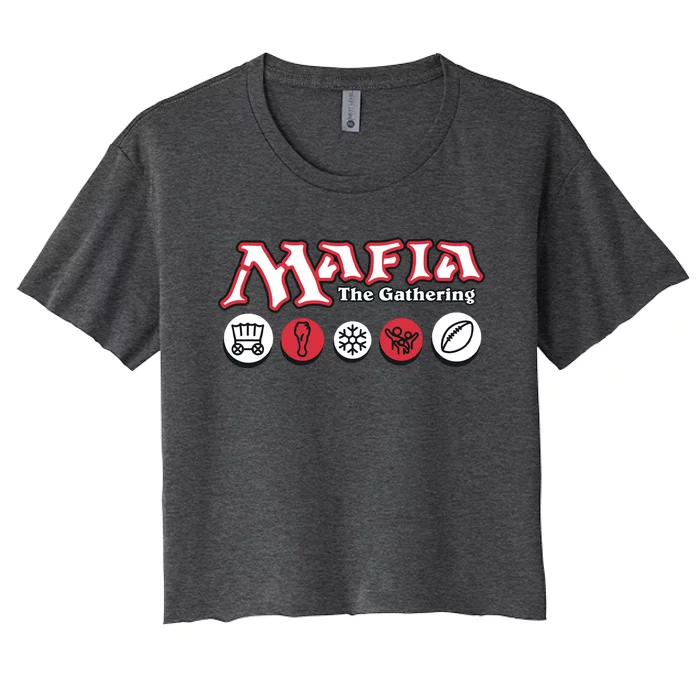 Mafia The Gathering Women's Crop Top Tee