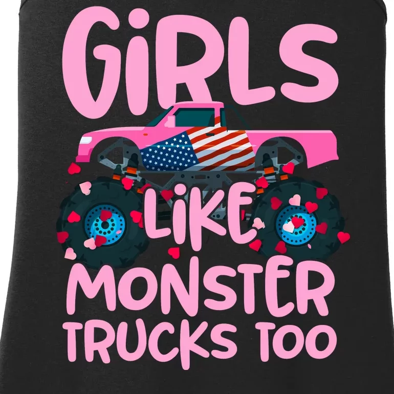 Monster Truck Girls Like Monsters Too Birthday Gifts Ladies Essential Tank