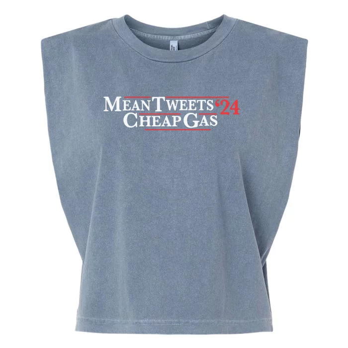 Mean Tweets Gas 2024 Garment-Dyed Women's Muscle Tee