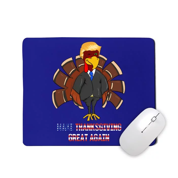 Make Thanksgiving Great Again Funny Trump Hair Turkey Gobble Gift Mousepad