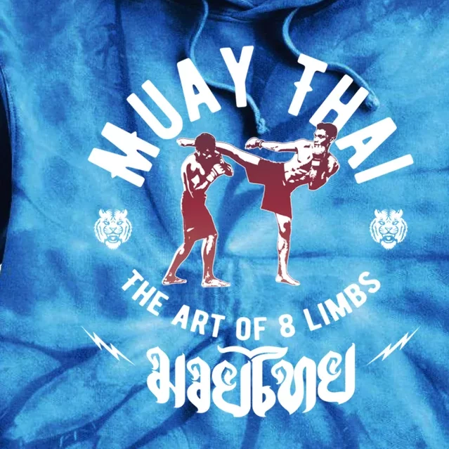 Muay Thai Gift Fight Club Art Of 8 Limbs Mma Fighter Gift Tie Dye Hoodie