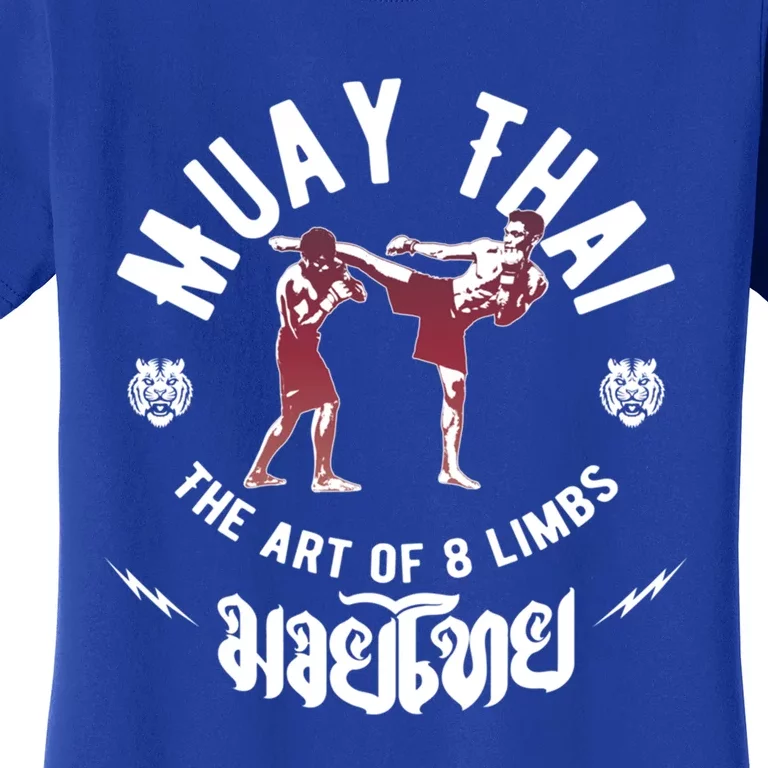 Muay Thai Gift Fight Club Art Of 8 Limbs Mma Fighter Gift Women's T-Shirt