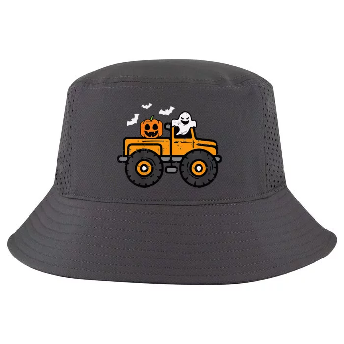 Monster Truck Ghost Pumpkin Halloween Costume Cool Comfort Performance Bucket Hat