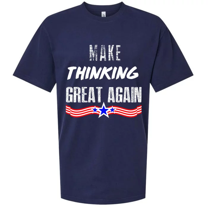 Make Thinking Great Again Sueded Cloud Jersey T-Shirt