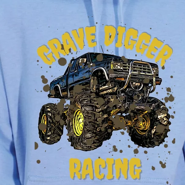 Monsters Truck Grave Diggers Off Roads 4 X 4 Racing Monsters Funny Gift Unisex Surf Hoodie